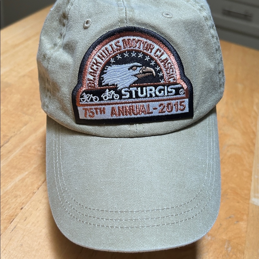 Sturgis 75th Annual 2015 Khaki Cap